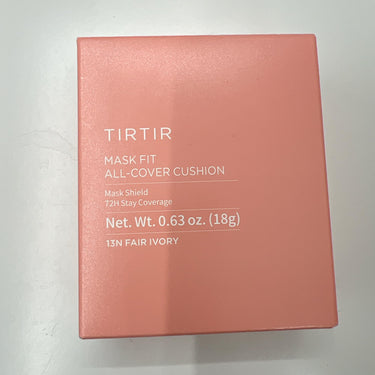 TIRTIR Mask All-Cover Cushion Foundation | Full coverage, Skin fit, Satin Glow Finish | Korean Cushion Foundation #13N FAIR IVORY | 18g